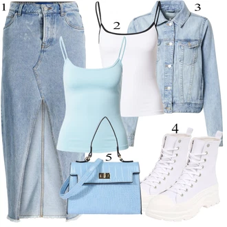 outfit mit Modra weekday "Priložnostna oblačila"