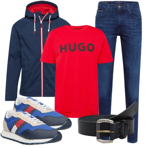 7/8-lang Blau/Dunkelblau/Hellblau Hose Große Größe/Slim Fit Jeans/Leder Schuhe/Lederjacke/Push up Jeans/Damen 7/8-Länge Jeans/Regular-Fit Jeans/Winterjacke/Low Rise Jean/Sportschuhe/Schlupfjeans/Low Waist Jean Tommy Hilfiger kombinieren
