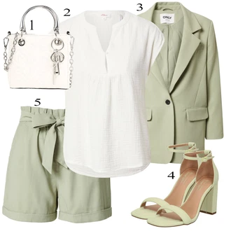 outfit mit Bež Sandali Call it Spring "Poslovna oblačila"