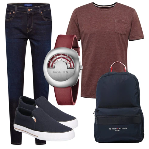 Schwarz Accessoire/Rucksack Tommy Hilfiger kombinieren