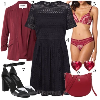 Outfit sa Crna/Tamnosiva/Siva/Tamnoplava Haljina Veći Broj/Tunika VERO MODA "Ljetni outfiti"