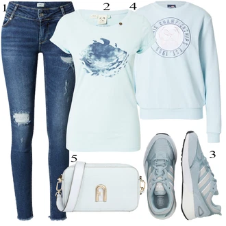outfit "Padajoča oblačila"