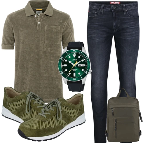 Schwarz Accessoire Rucksack Tom Tailor Denim kombinieren