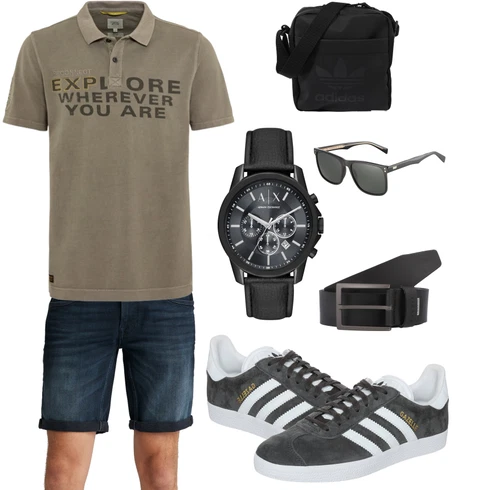 Grau Sonnenbrille levi's kombinieren