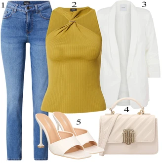 Kombinacije za ljeto sa Plava/Svjetloplava Traperice Ravne Nogavice/Sužene Traperice/Mom Jean/Formalna Košulja/Boyfriend Jeans/Muška Kožna Jakna/Traperice Standardnog Kroja/Girlfriend Traperice/Ženske Traperice 7/8 Dužine/Zimska jakna/Slip-on Traperice/Vintage traperice/Dad Traperice/High Waist Traperice/Sportske cipele/Skraćene Traperice Pieces "Ljetni outfiti"