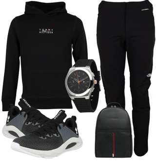 Outfit mit Schwarz The North Face "Sport Outfit"