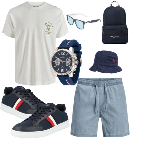 Schwarz Accessoire/Rucksack Tommy Hilfiger kombinieren