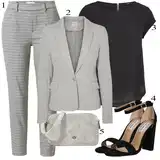 Karirane chino hlače outfiti image