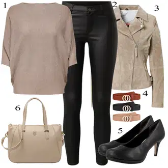 outfit "Padajoča oblačila"