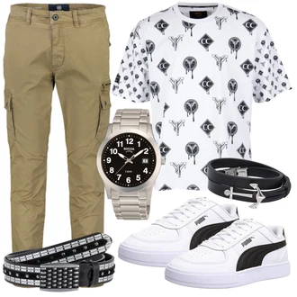 Outfit mit Schwarz Schmuck "Summer Outfit"
