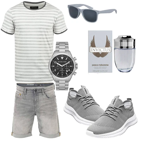 Grau Schuh Riverso kombinieren