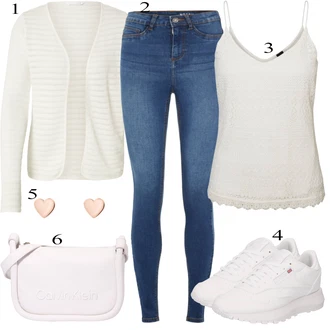 outfit mit Pastelne barve Reebok "Padajoča oblačila"