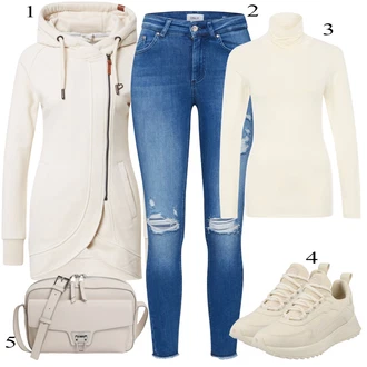 Outfit sa Siva Tenisica MICHAEL Michael Kors "Jesenski Outfit"