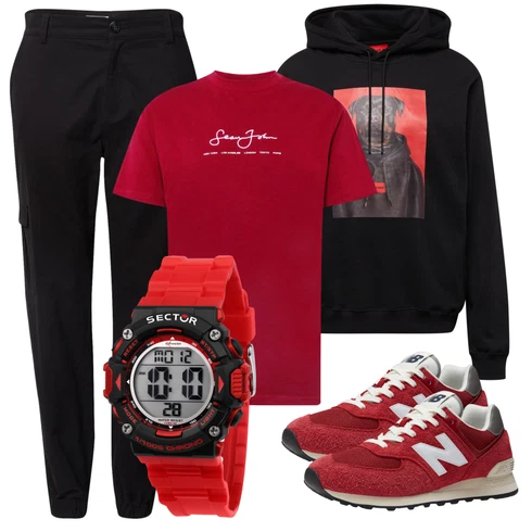 Kariert Schwarz/Dunkelblau CargoHose/Cargo-JoggingHose/Business Hose DAN FOX APPAREL kombinieren