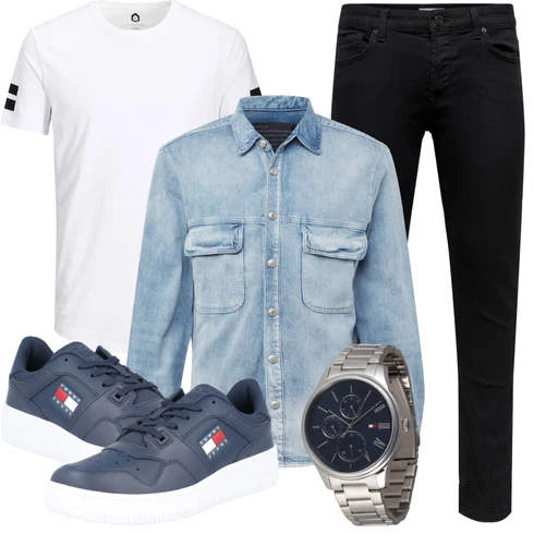 Weiß/Creme Funktions T-Shirt/Kurzarm T-Shirt/T-Shirt Training/Ausgefallenes T-shirt/Shirt/Sport-Top/Ringelshirt Jack & Jones kombinieren