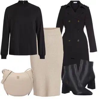 outfit mit Črna Škorenj Tamaris "Poslovna oblačila"