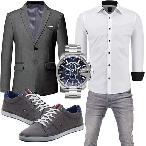 Weiß Accessoire J'S FASHION kombinieren