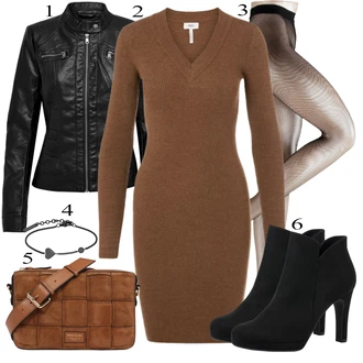 Poslovni Outfiti Polnejša mit Črna/Rdeča Jakna/Plašč Only "Poslovna oblačila"