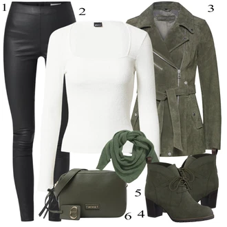 outfit mit Bela Pletenina Gina Tricot "Padajoča oblačila"