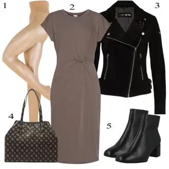 Motorka Zima Outfit s Černá Bunda Motorkářské Bund/Vlněná Bund/Bunda s Bočním Zipem/Motorkářská Bunda Freaky Nation "Perfekt na podzim"Look: Jízda na koni, Motorka