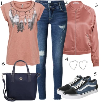Outfit sa Siva Tenisica Vans "Jesenski Outfit"