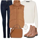 Hnědé Tommy Hilfiger Gumové Kotníkové Boty Outfity image