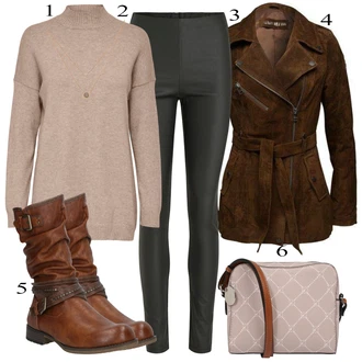 7/8 dolg outfit "Padajoča oblačila"