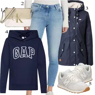 Outfit sa Torba Za Preko Ramena Calvin Klein Jeans "Jesenski outfiti"