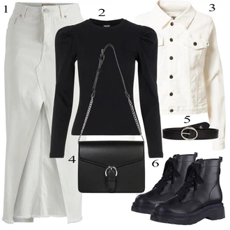 outfit mit Črna/Siva/Rjava/Temno siva Kovček/Pisarniška torba/Men's Bags/Torba za Macbook About You "Padajoča oblačila"