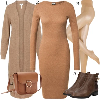 outfit mit Bež/Zlati/Rjava Dodatek za spodnje perilo/Hlačne nogavice velika velikost/Etui/Hlačne nogavice/Nogavica proti trombozi/Kompresijska nogavica/Najlonska nogavica/Športni dodatek "Padajoča oblačila"