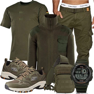 Outfit mit Blau/Grün Unkategorisiert Brandit "Freizeit Outfit"