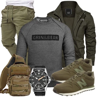 Outfit mit Grün Brandit "Freizeit Outfit"