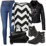 Cool Gumové Kotníkové Boty na Motorku Outfity image