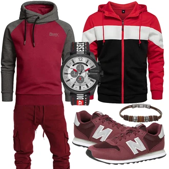Outfit mit Blau Sneaker/Leder Sneaker New Balance "Freizeit Outfit"