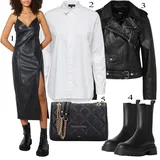 bershka Gumene Gležnjače Outfiti image