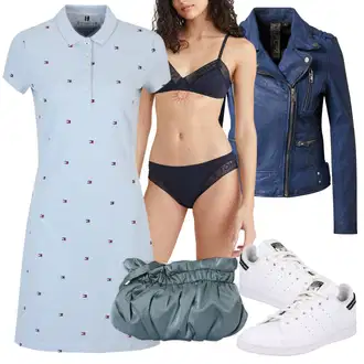 Outfity na podzim s Šedá Šaty Móda Pro Plnoštíhlou Tommy Hilfiger "Ležérní Outfit"