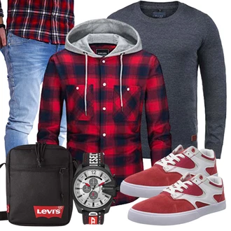 Freizeit Outfits Kate mit Grau UnKategorisiert DC Shoes "Freizeit Outfit"