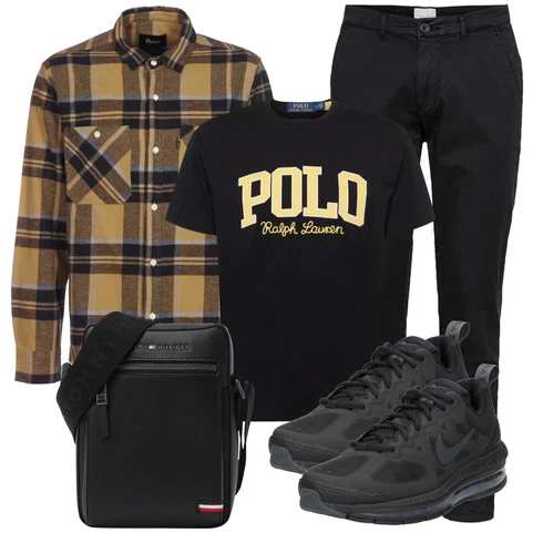 Elegant Schwarz Slim Hose/Twill Hose/FunktionsHose/Boyfriend Hose Casual Friday kombinierenLook: Casual, Uni, Outdoor, Smart Casual, Unisex, Coole, Old Money, Büro, Workwear, Elegant, Moderne, Schlichte, Premium