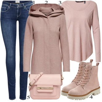 outfit "Padajoča oblačila"