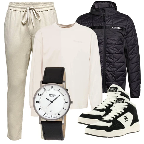 Weiß/Rosa/Beige/Blau Sweatshirt Abercrombie & Fitch kombinieren