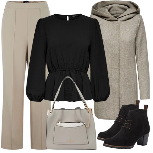 Kombinace Šedá/Béžová Batoh/Taška Přes Rameno/Doplňek/Zvonová Kalhoty river island