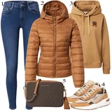 Roza Kavbojke Visokega Pasu outfiti za dame image