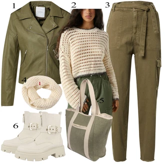 Outfit sa Siva Klasična čizmica Tamaris "Jesenski Outfit"