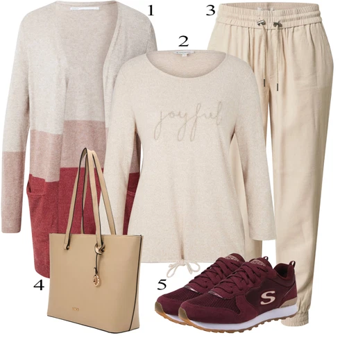 Kombinace Béžová/Khaki/Hnědá Fleecová Kalhoty/Cargo Tepláky/Navlékací Kalhoty/Ležérní Kalhoty/Žerzejová Kalhoty/Jogger Kalhoty/Kožená Pánská Bund/Baggy Kalhoty Only