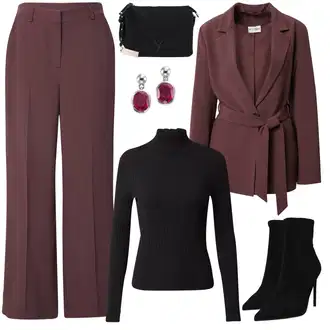 Outfit s Černá Kozačka Kotníková Bota Steve Madden "Perfekt na podzim"