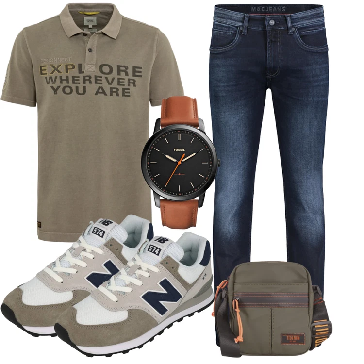 Lässiger Freizeit Look