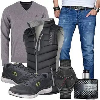 Outfit mit Schwarz Unkategorisiert Lacoste "Lässiger Freizeit Look"