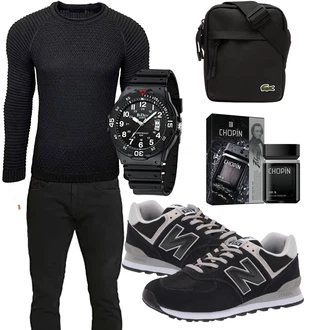 Outfit mit Blau Sneaker/Schuh New Balance "Lässiger Freizeit Look"