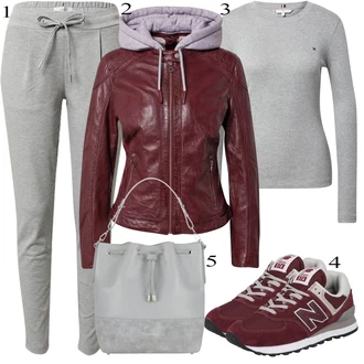 outfit mit Siva Ichi "Padajoča oblačila"