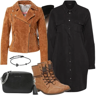 Outfit s Šedá/Tmavě šedá/Černá Sportovní doplněk/Náramek Liebeskind Berlin "Podzimní Outfit"